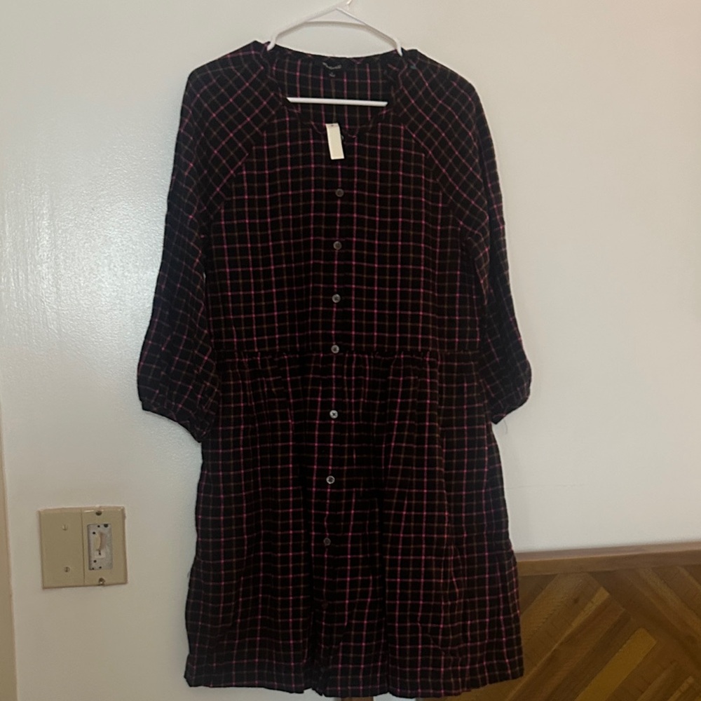 Madewell flannel plaid dress - Picture 5 of 5